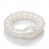 Pearl Beaded Prolong Rings  White