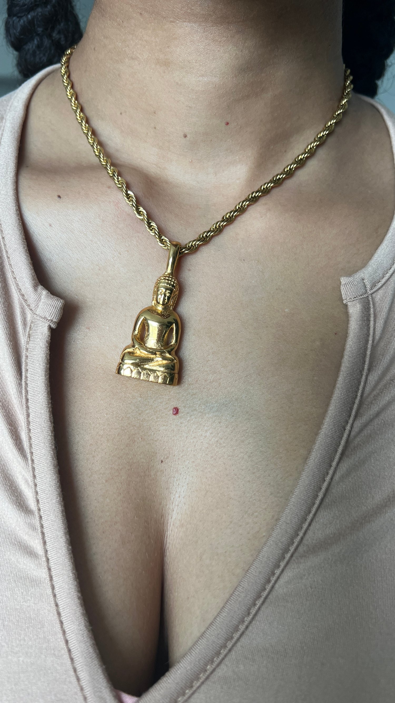 Image of SIDD • Buddha Statue Necklace