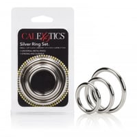 Image 2 of Silver 3pc Ring Set