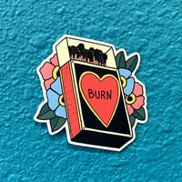 Image of Burn Sticker