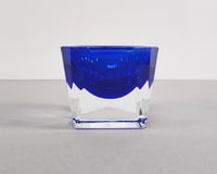 Image 3 of Faceted Cobalt Blue Small Catchall Dish
