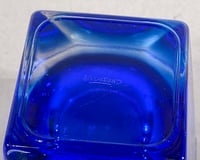 Image 5 of Faceted Cobalt Blue Small Catchall Dish