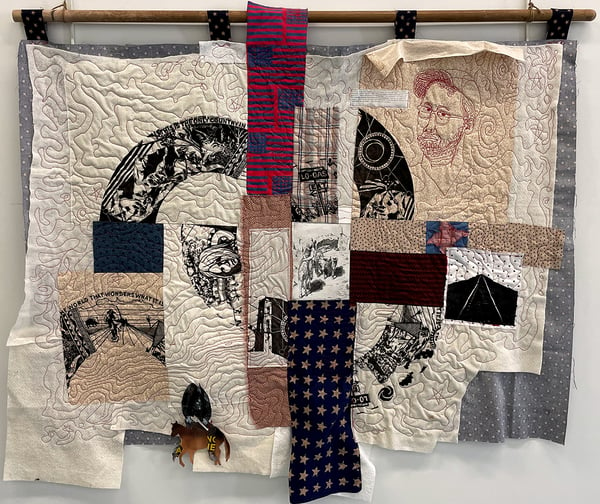 Image of "This is the only [quilt] in the world that wonders what it is."