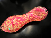 Image 2 of 5" Freezable Glitter Glass Pipe, Glycerin Glass Pipe