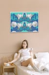 Art nouveau style A3 art print