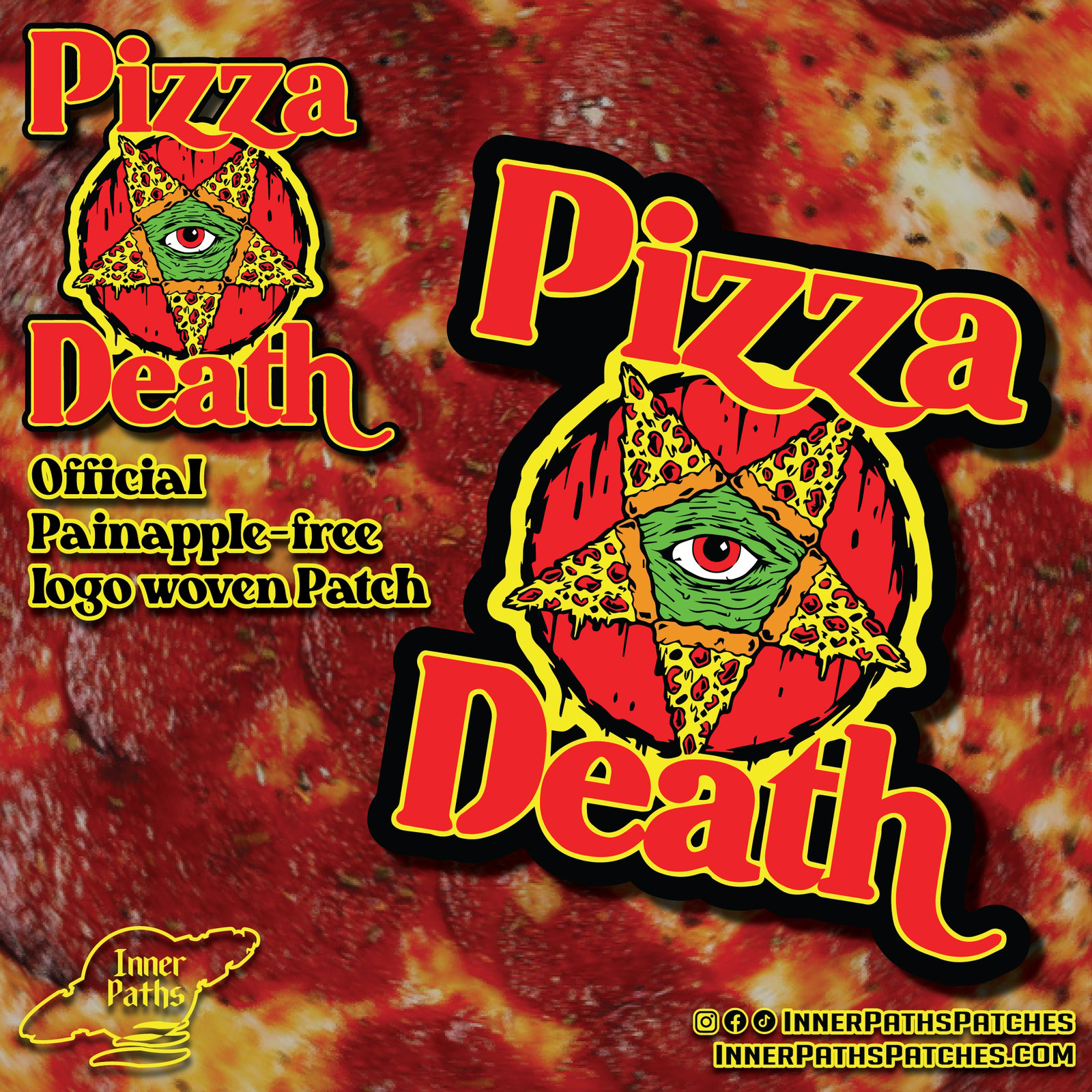 Pizza Death - Logo patch | Inner Paths Patches