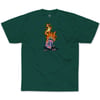 Elijah Akerley "FIRE BREWED" S/S Tee Forest Green