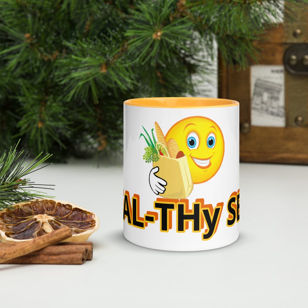 Image of HEAL-THy SELF Mug with Color Inside