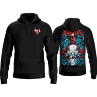 Lo Key - "Lokethulhu" Pullover Hoodie (Red/Blue)