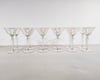 Set of 12 Fostoria Iridescent Wine Glasses