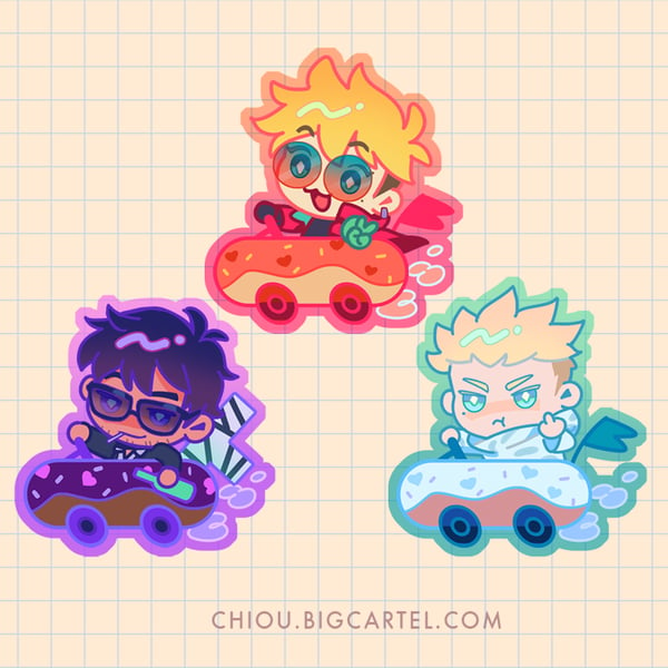 Image of TRISTAMP DONUT CAR STANDEES