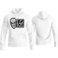 LOKE RECORDS Pullover Hoodie (White)