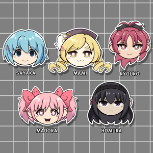 Image of Madoka Magica Chibi Stickers