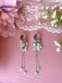 Image 2 of Bubblegum Fairy Cluster Dangles (Silver)