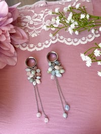 Image 3 of Bubblegum Fairy Cluster Dangles (Silver)