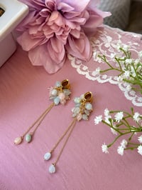 Image 1 of Bubblegum Fairy Cluster Dangles (Gold)