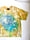 Image of human hand print tye dye tee 