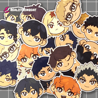 Image 1 of Haikyuu Chibi Stickers