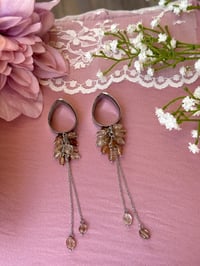 Image 3 of Nude Rutilated Quartz Cluster Dangles (Silver)