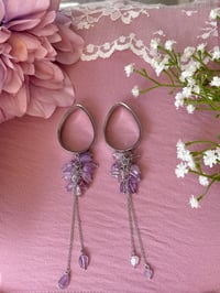 Image 4 of Amethyst Cluster Dangles (Silver)