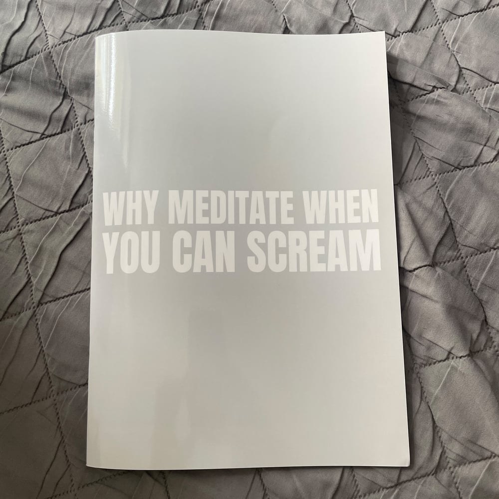 WHY MEDITATE WHEN YOU CAN SCREAM