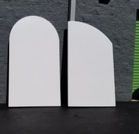 Middle panel and Right side panel white