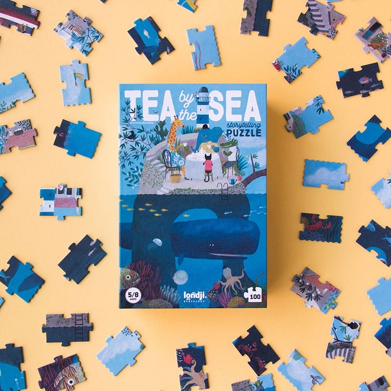 Image of Puzzle Té junto al mar