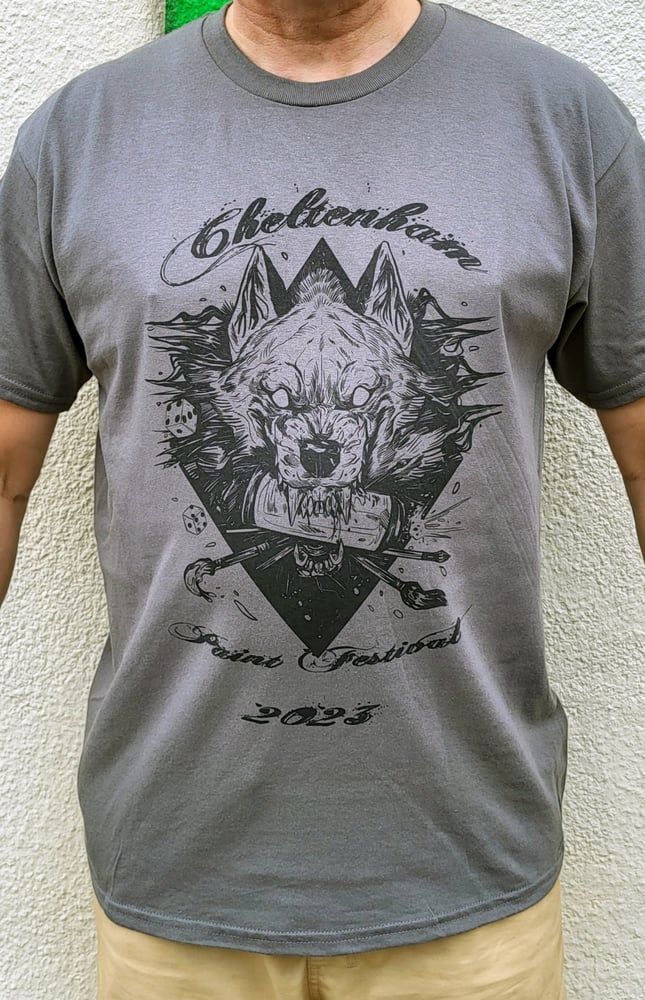 Image of Cheltenham Paint Festival 2023 x WolfskullJack Tees!