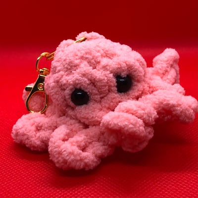 Image of Crochet Octopus Keychain