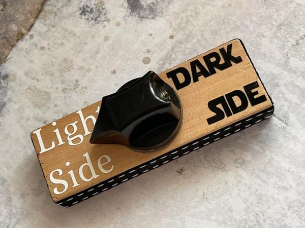 Image of Dark Side/Light Side. Bakelite Switch. Mood Signifier