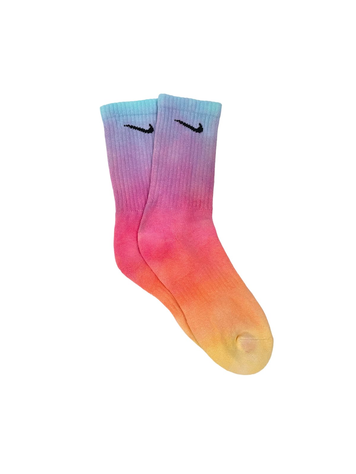 Image of Nike Socks Dyed Sunset Reverse
