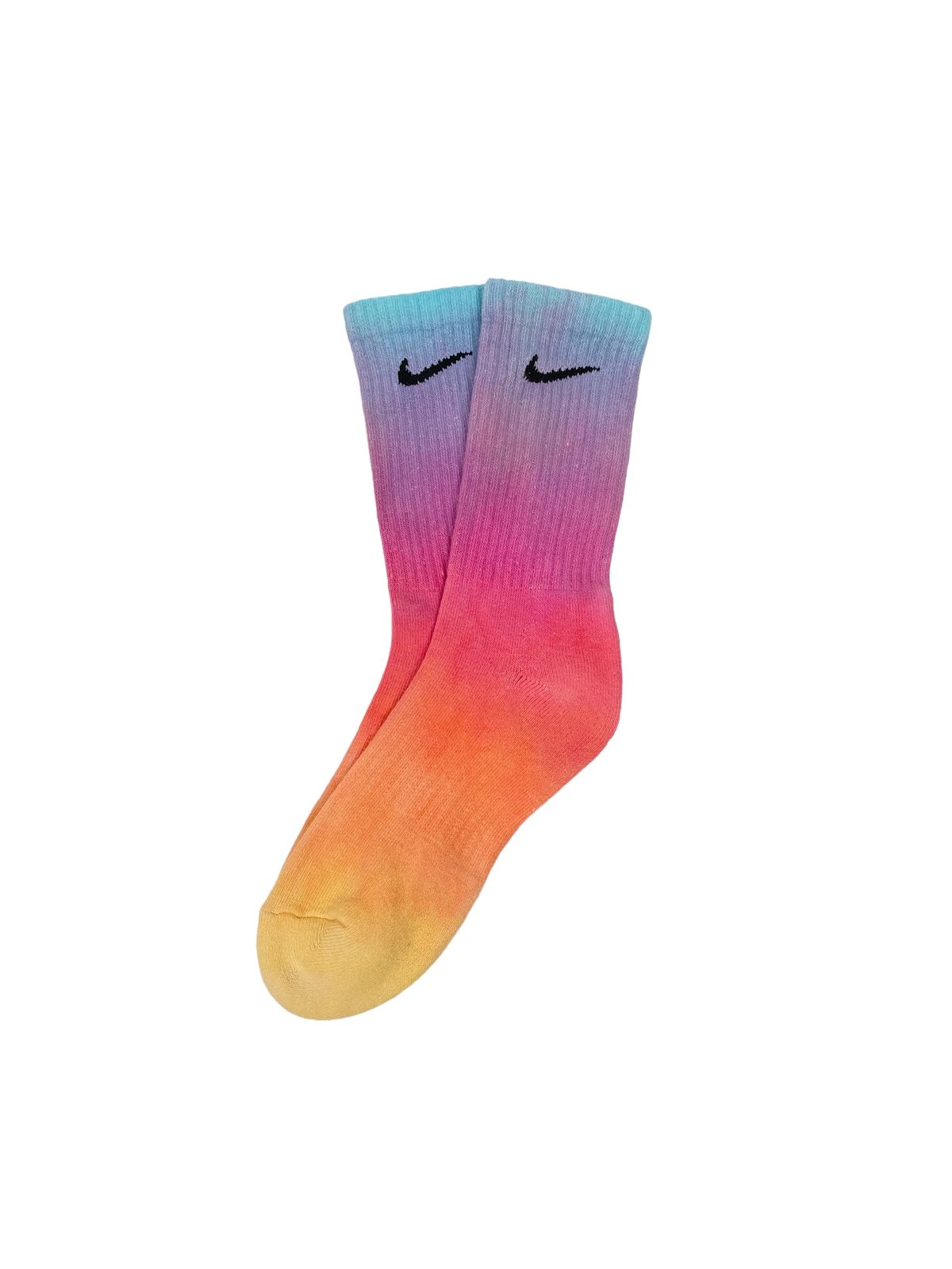 Image of Nike Socks Dyed Sunset Reverse
