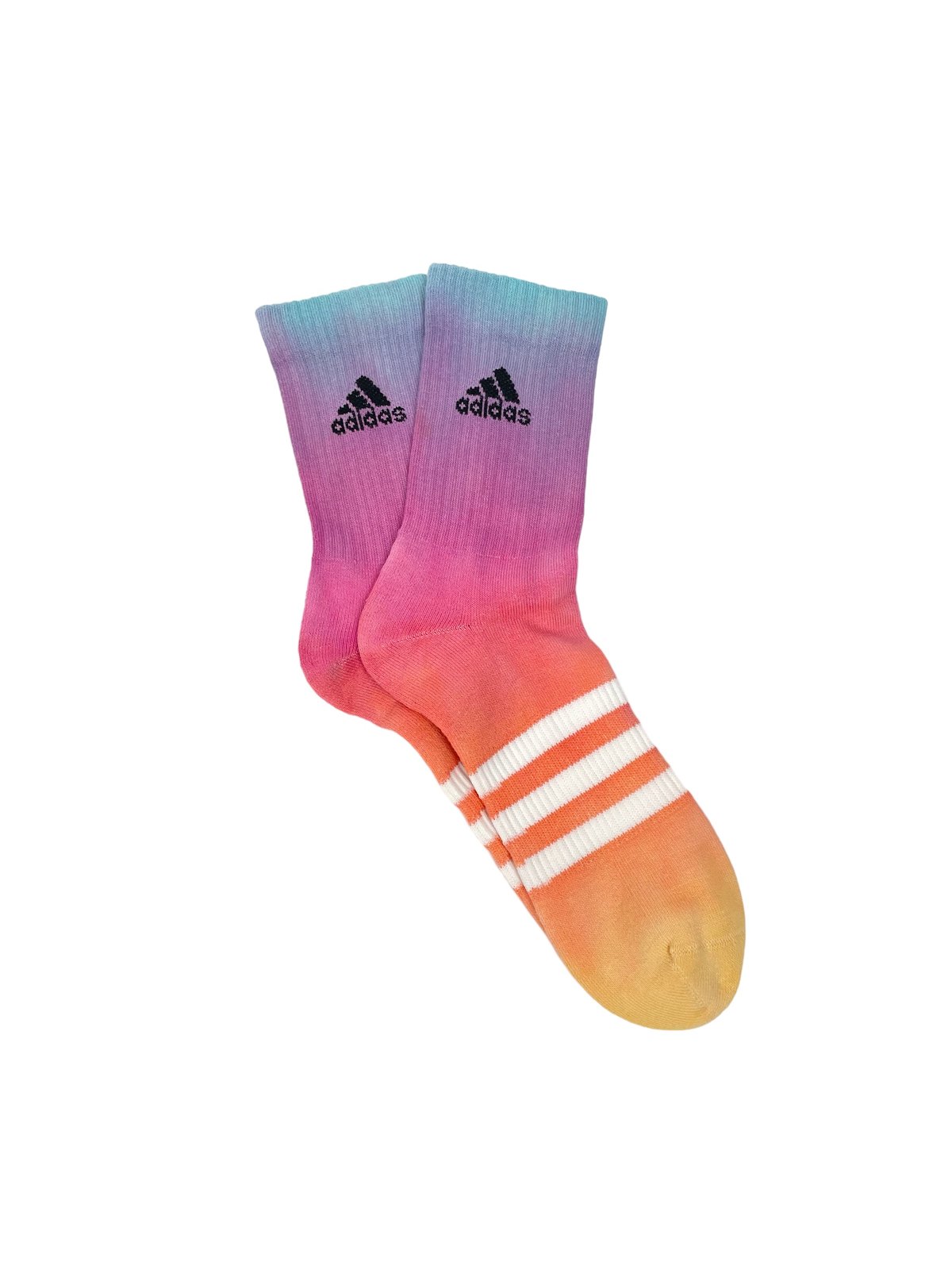 Image of Adidas Socks Dyed Sunset Reverse