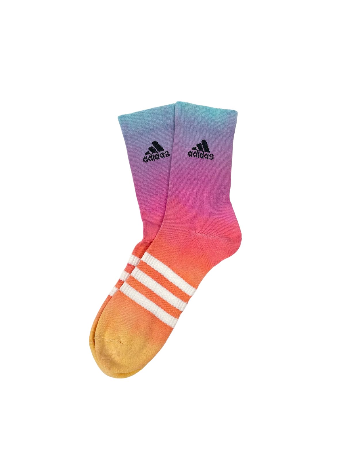 Image of Adidas Socks Dyed Sunset Reverse