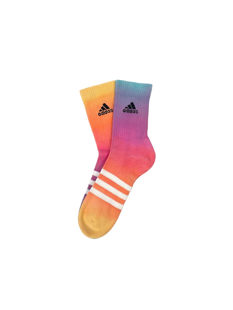 Image of Adidas Socks Dyed Sunset Pack