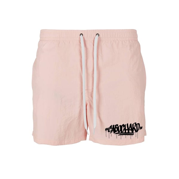 Image of SHORT DE BAIN ROSE - CABOCHARD TAG