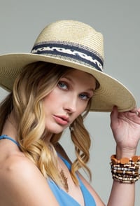 Image 2 of Braided Trim Panama Hat