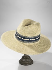 Image 3 of Braided Trim Panama Hat