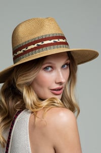 Image 4 of Braided Trim Panama Hat