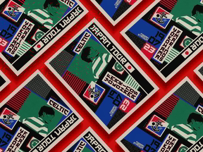 Image of Yokohama F. Marinos vs Celtic Match Poster - Japan Tour 2023