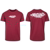 TEE-SHIRT BORDEAU - CABOCHARD TAG
