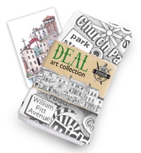 Image 1 of Deal Street Names Commemorative Tea Towel and Postcard Pack