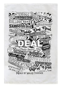 Image 2 of Deal Street Names Commemorative Tea Towel and Postcard Pack