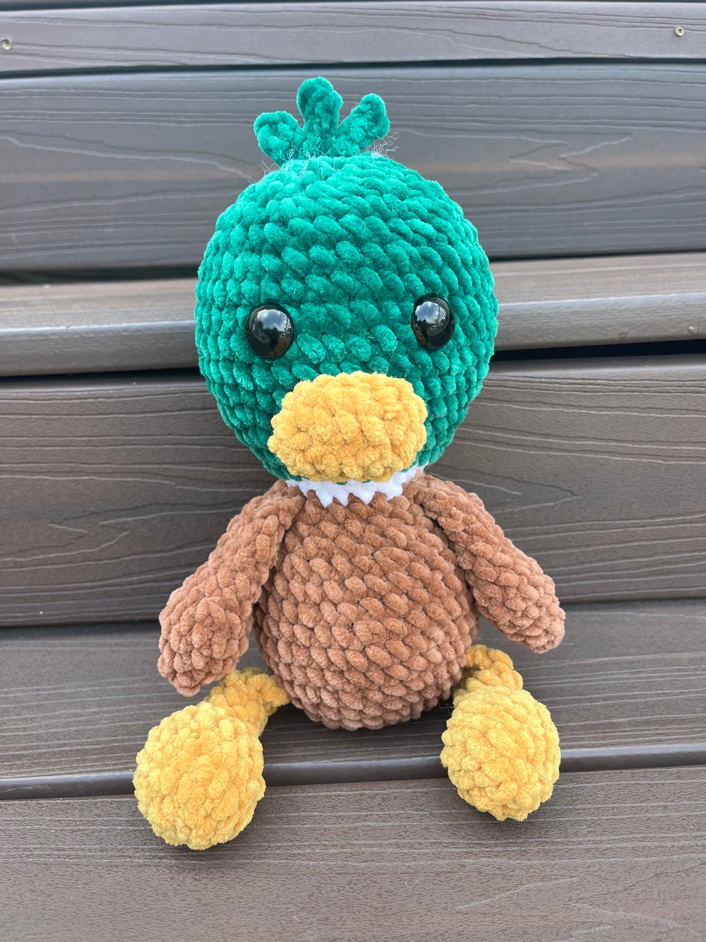 Image of Crochet Mallard Duck Plush