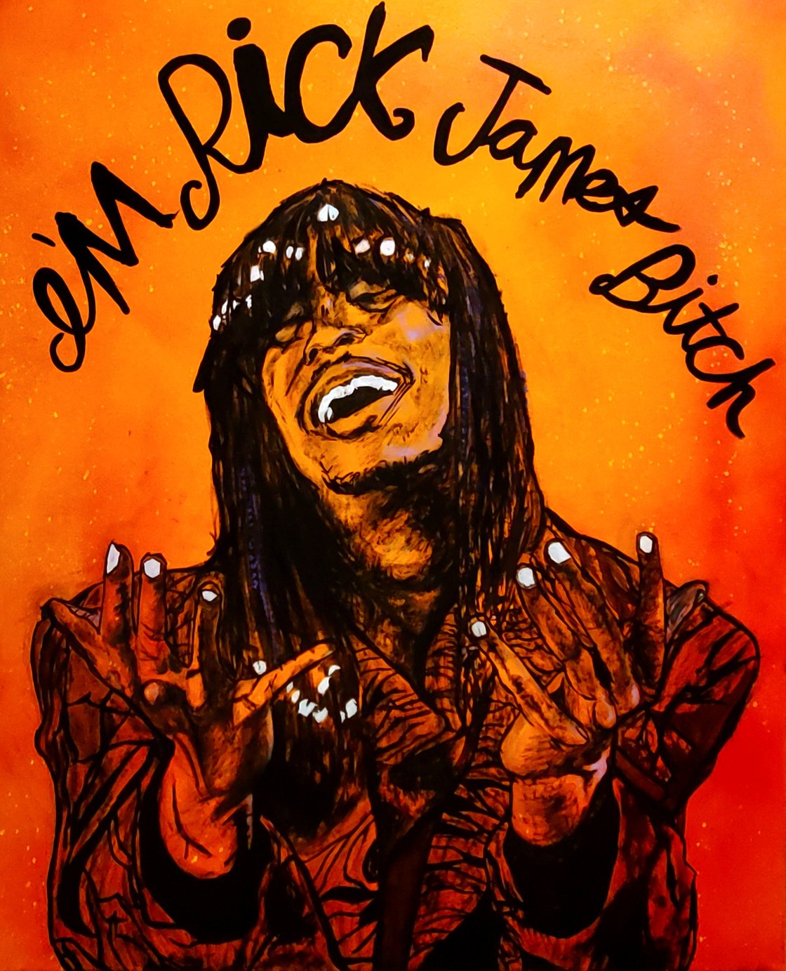 Image of "I'm Rick James Bitch" Poster