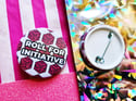 Pin Badge: Roll for Initiative 