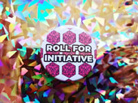 Image 1 of Pin Badge: Roll for Initiative 
