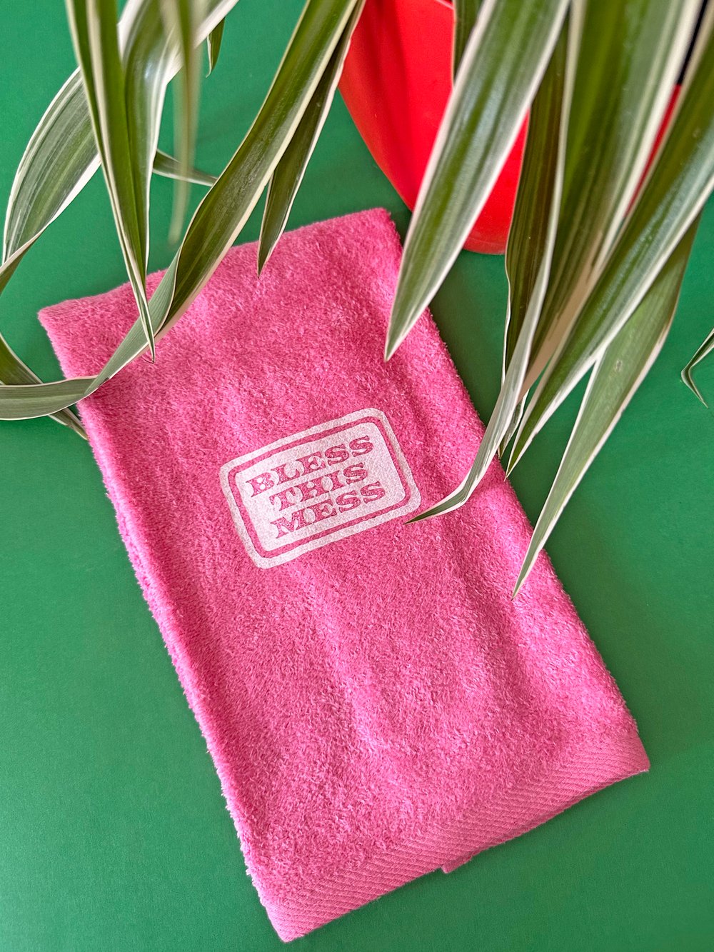 Bless This Mess - Hand Towel - Kitchen or Bath