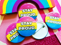 Image 1 of Pin Badge: Pansexual Pride