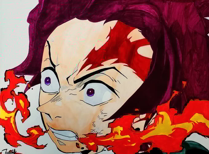 Image of Tanjiro Hinokami Poster 